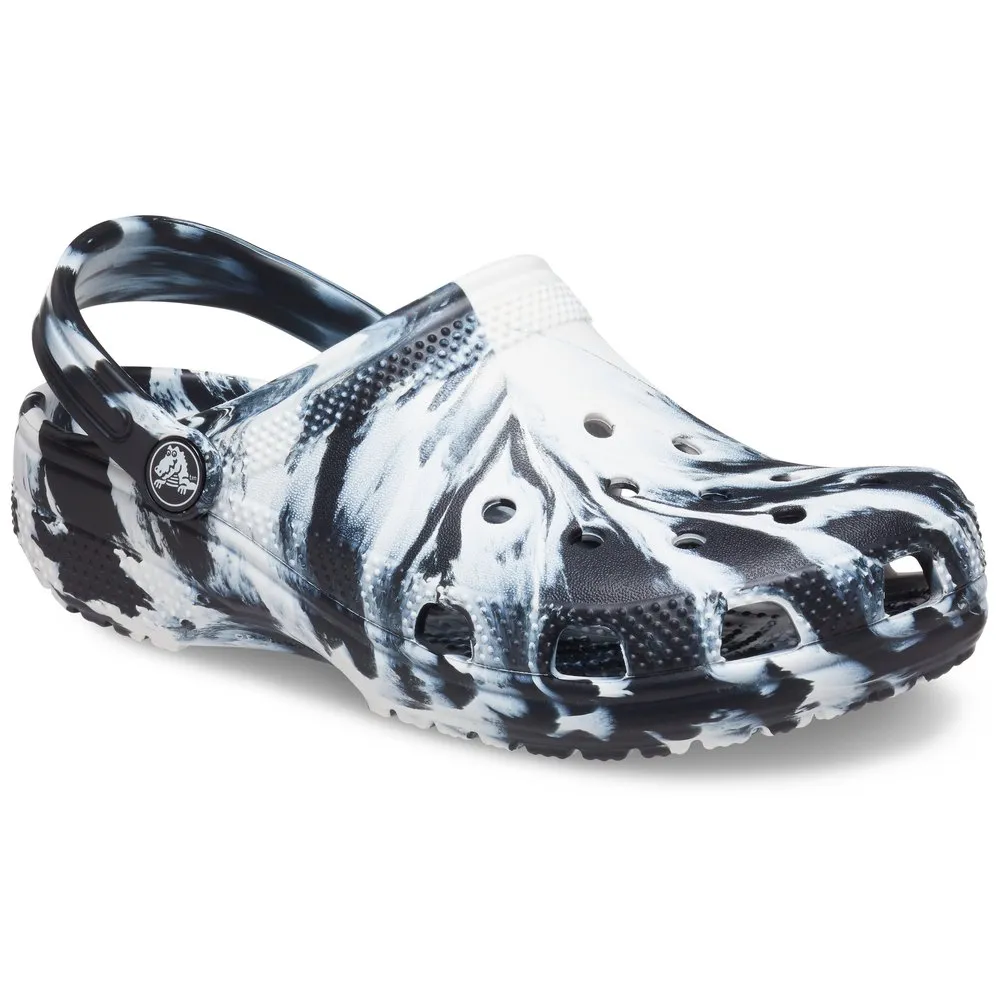 Купить Crocs 207464-066b-j1 Деревянные башмаки Classic Marbled Black / White 35x25x15 EU 32 7ft.ru в интернет магазине Семь Футов