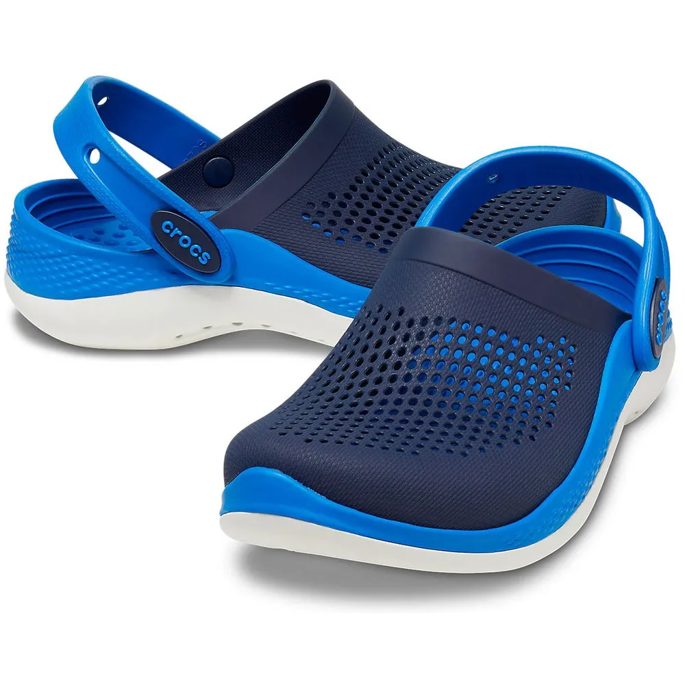Купить Crocs 207021-4kb-j1 Деревянные башмаки Literide 360 Navy / Bright Cobalt 35x25x15 EU 32 7ft.ru в интернет магазине Семь Футов