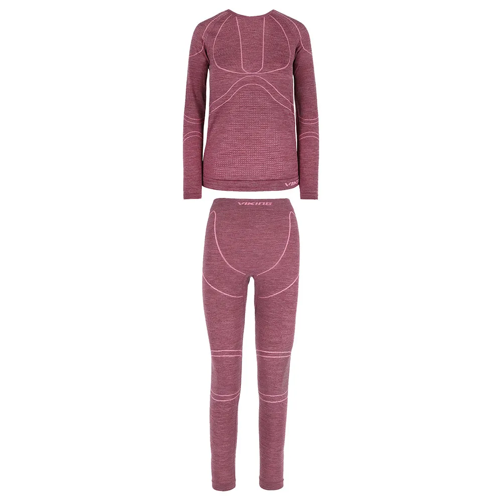 Купить Viking 500/22/5757/3840/l Набор базовых слоев Lana Pro Merino Claret / Light Pink 30x22x4 7ft.ru в интернет магазине Семь Футов