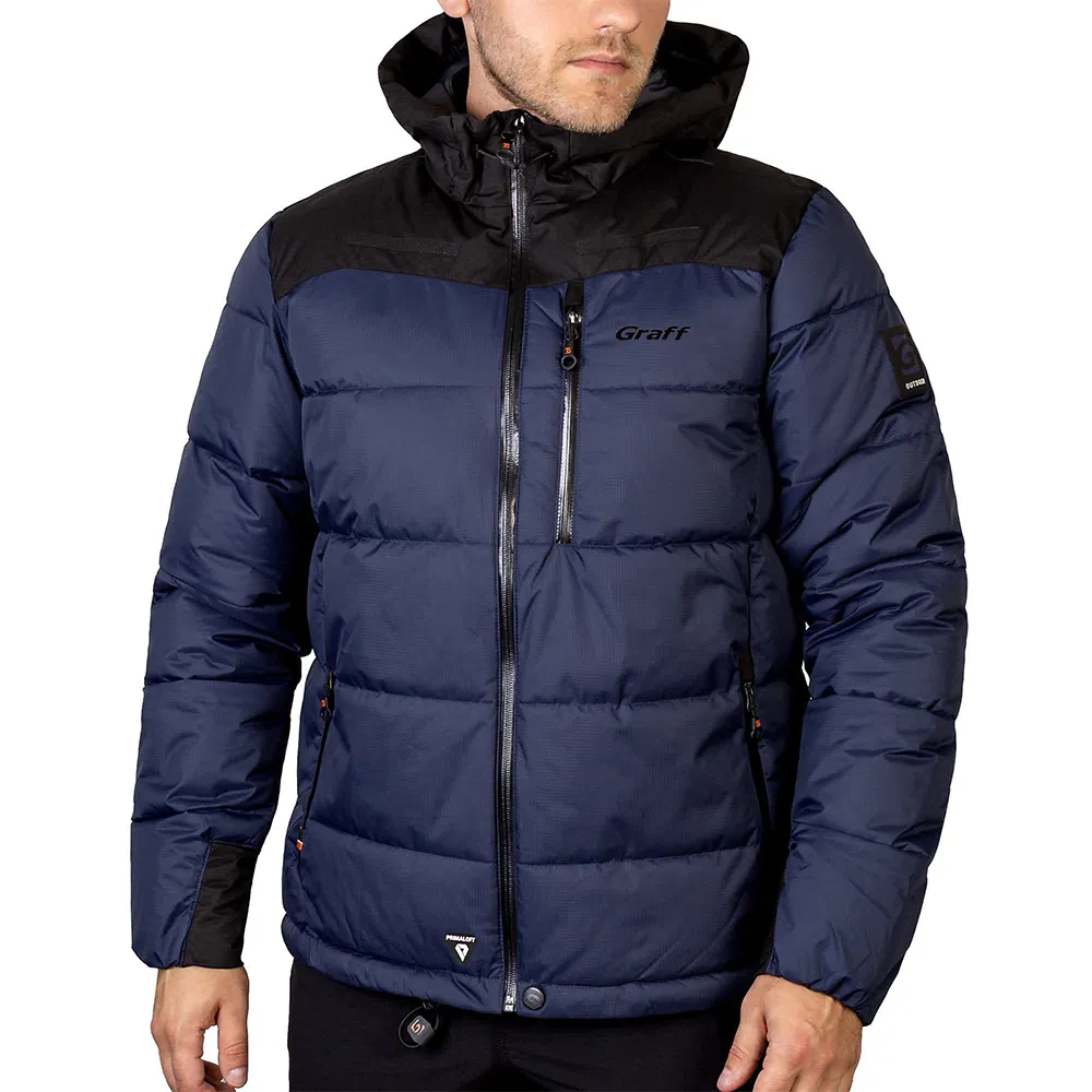 Купить Graff 645-o-3-l Куртка Primaloft® Quilted 645-O-3 Black / Navy 60x40x25 7ft.ru в интернет магазине Семь Футов