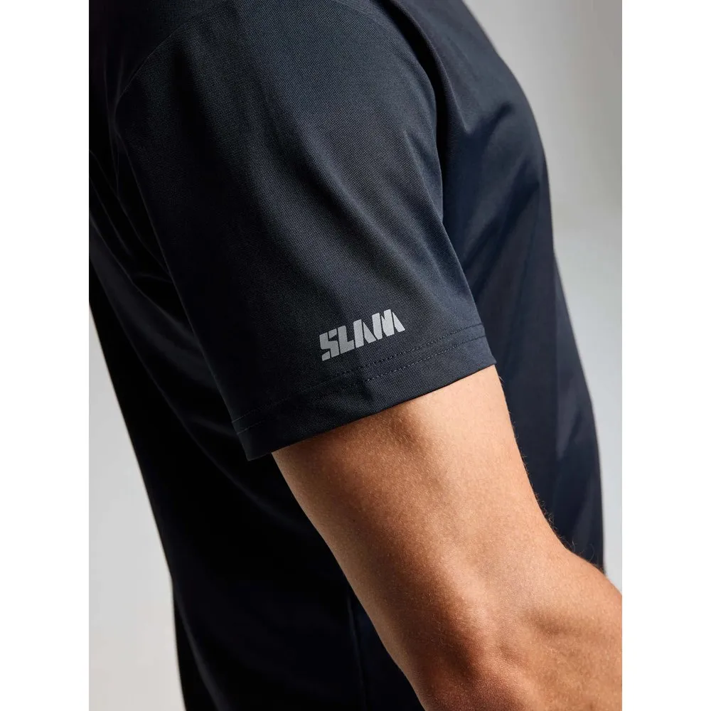 Купить Slam A112005S01-W01-L Футболка с коротким рукавом Tech Pique Голубой Black Ink L 7ft.ru в интернет магазине Семь Футов