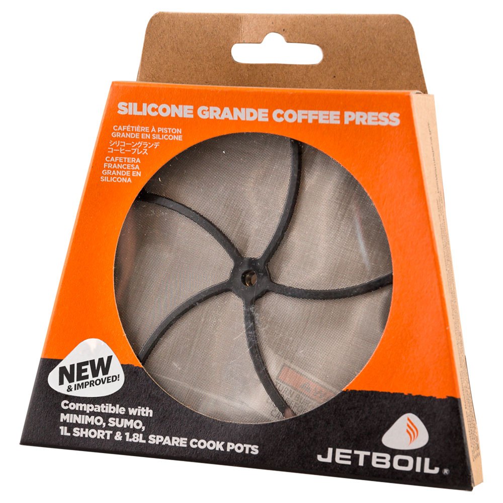 Купить Jetboil JBCFPGS-EU Большой силиконовый пресс для кофе Черный Black / Orange 7ft.ru в интернет магазине Семь Футов