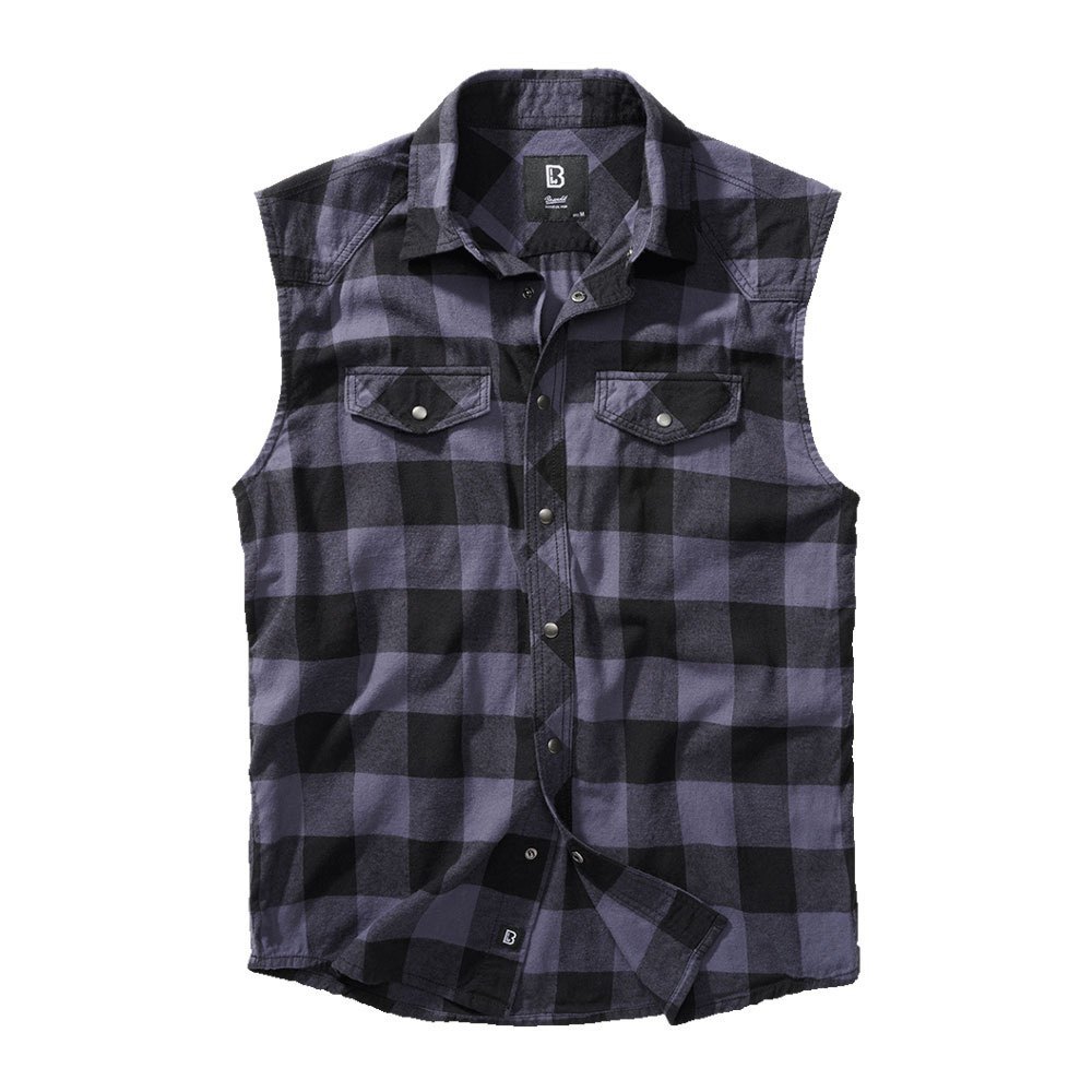 Купить Brandit 4031-28-5XL Рубашка Check Голубой  Black / Grey 5XL 7ft.ru в интернет магазине Семь Футов