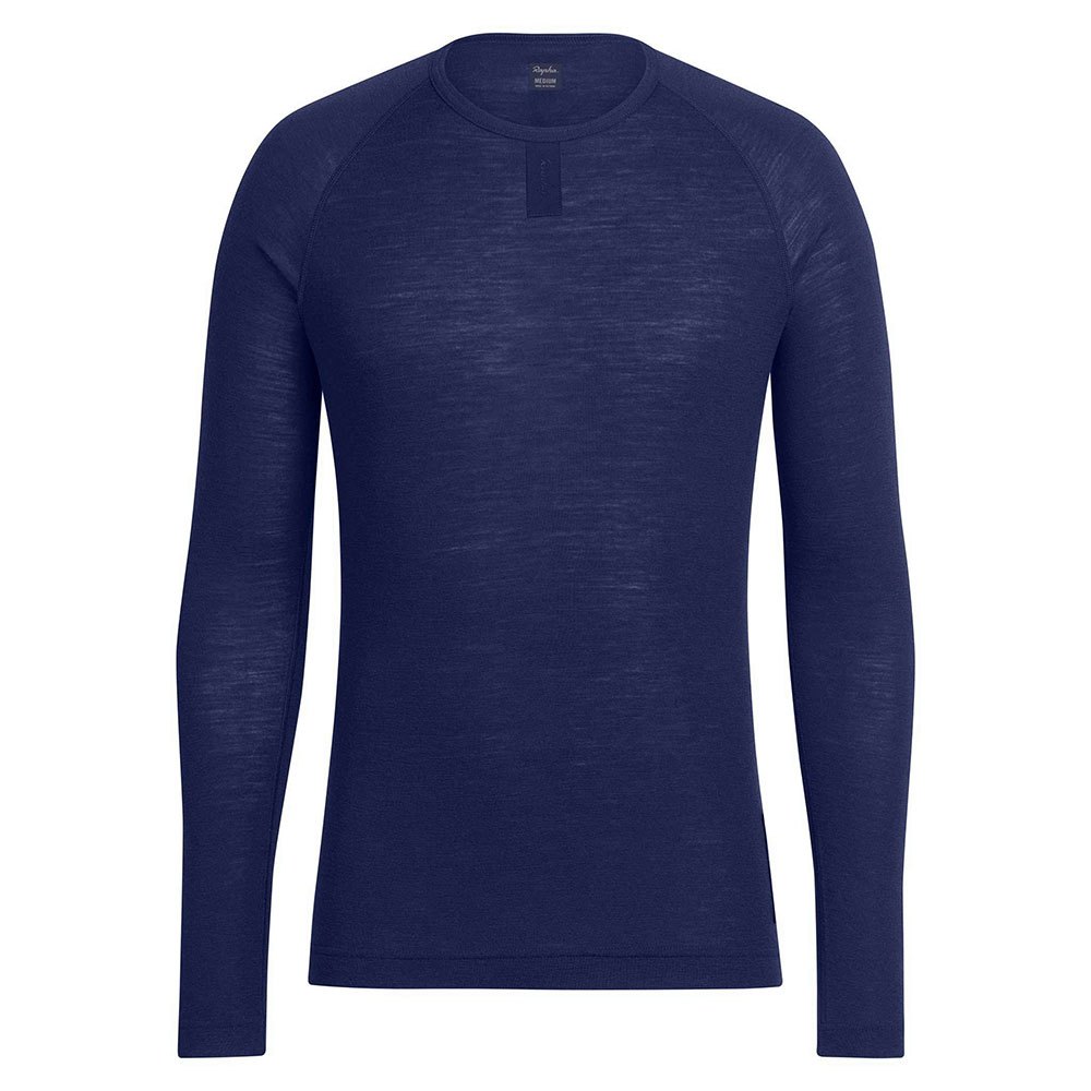 Купить Rapha BLS02LSNVYXLG Базовый слой с длинным рукавом Merino Голубой Navy XL 7ft.ru в интернет магазине Семь Футов