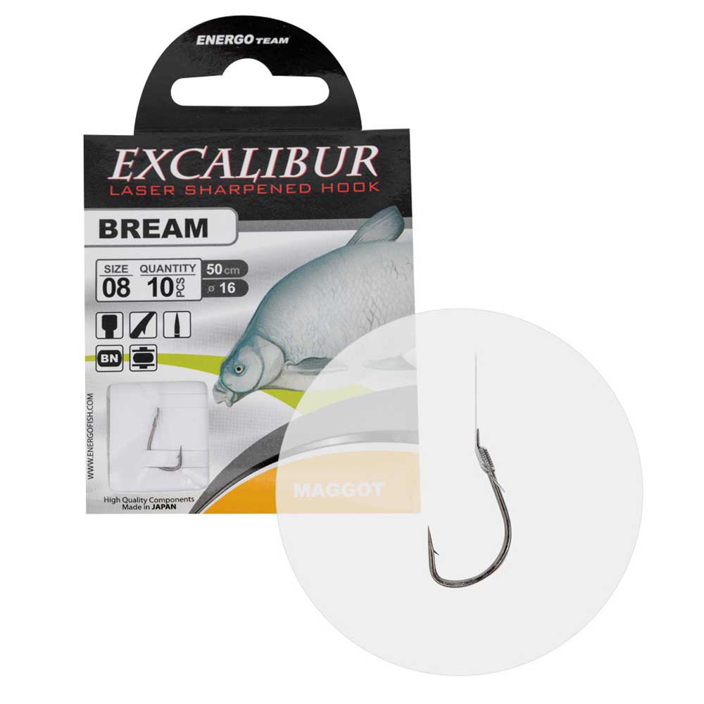 Купить Excalibur 47044006 Bream Maggot Связанные Крючки Серебристый Silver 6 7ft.ru в интернет магазине Семь Футов