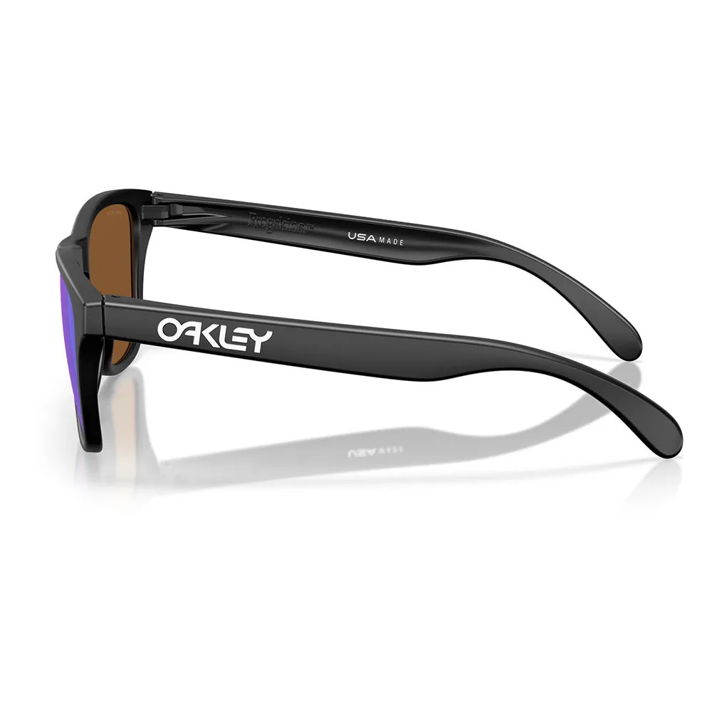 Купить Oakley OO9508-0453 Солнцезащитные очки Frogskins s Matte Black Prizm Violet/CAT3 7ft.ru в интернет магазине Семь Футов