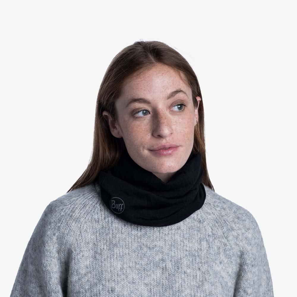 Купить Buff ® 113023.999.10.00 Шарф из мериносовой шерсти средней плотности Черный Solid Black 7ft.ru в интернет магазине Семь Футов