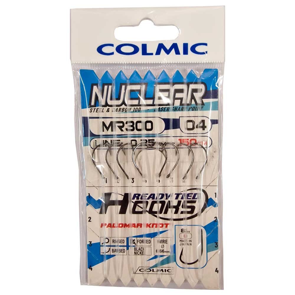 Купить Colmic ALX070430 крючок с бородкой MR300 0.300 mm 150 cm Black Nickel 4 7ft.ru в интернет магазине Семь Футов