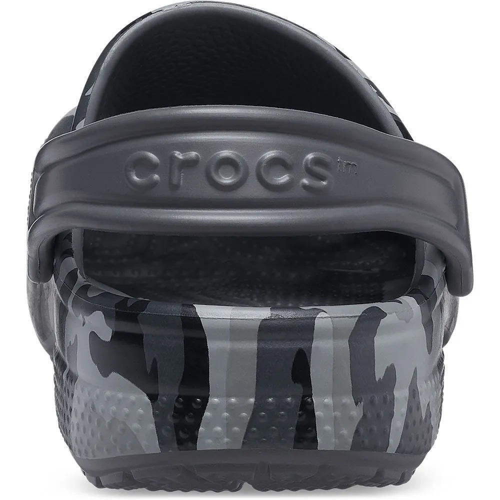 Купить Crocs 207593-097-c5 Деревянные башмаки Classic Camo Black / Grey 35x25x15 EU 20 7ft.ru в интернет магазине Семь Футов