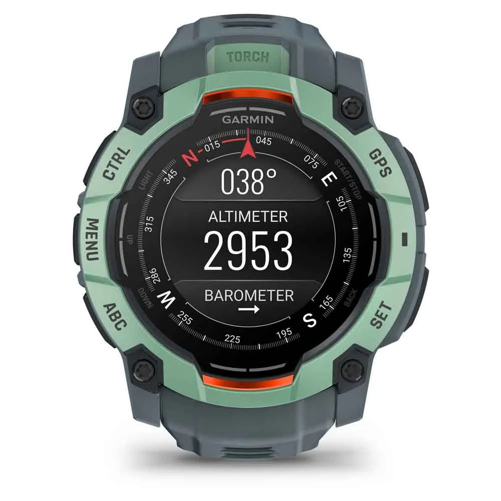 Купить Garmin 010-03020-01 Часы Instinct 3 50 mm Amoled Зеленый  Green / Grey 7ft.ru в интернет магазине Семь Футов