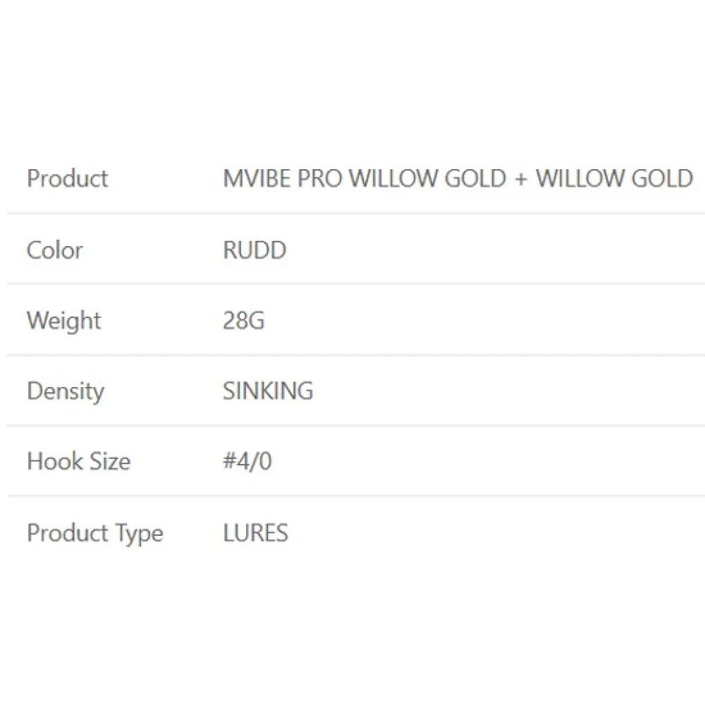 Купить Westin P248-1107-028-UNIT Spinnerbait Mvibe Pro Willow Gold Willow Gold 4/0 28g Желтый Rudd 7ft.ru в интернет магазине Семь Футов