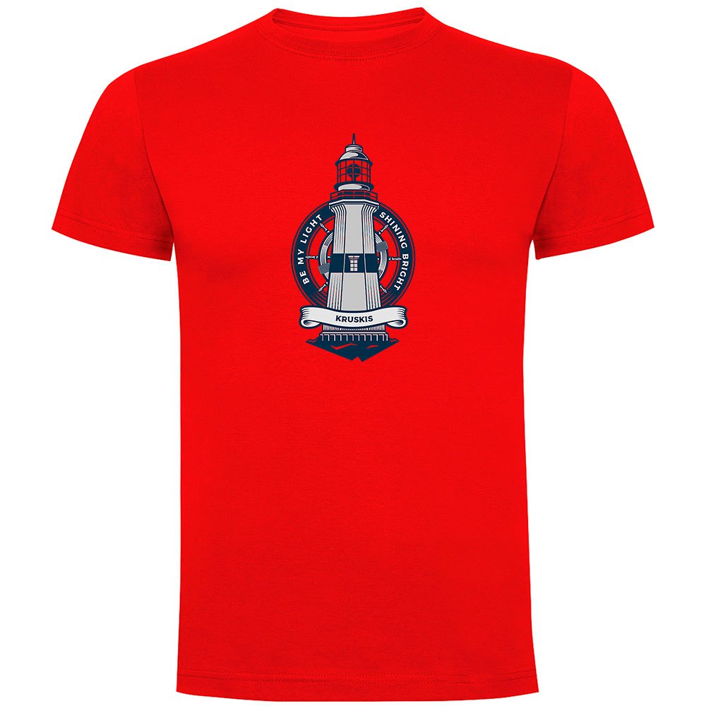 Купить Kruskis CA65500560C055 Футболка с коротким рукавом Lighthouse Красный Red 2XL 7ft.ru в интернет магазине Семь Футов