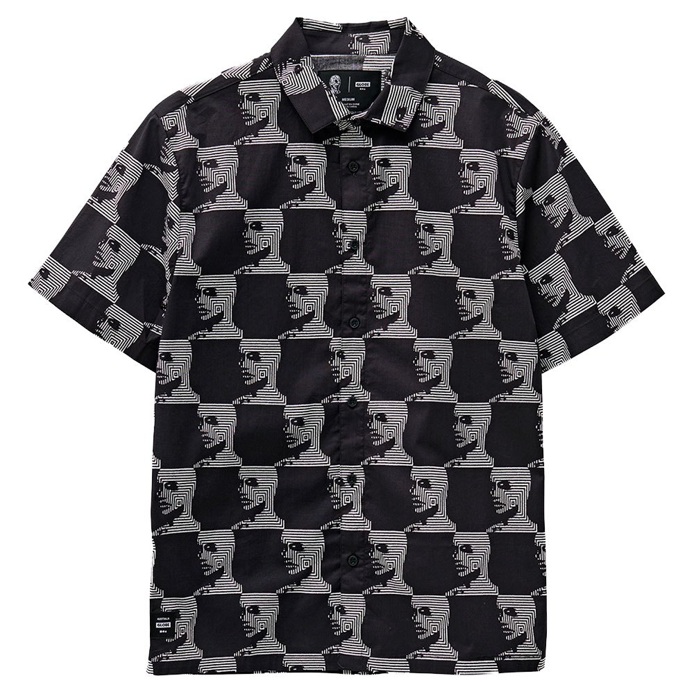 Купить Globe GB02334002-BLK-S Рубашка с коротким рукавом Circuits Черный Black S 7ft.ru в интернет магазине Семь Футов
