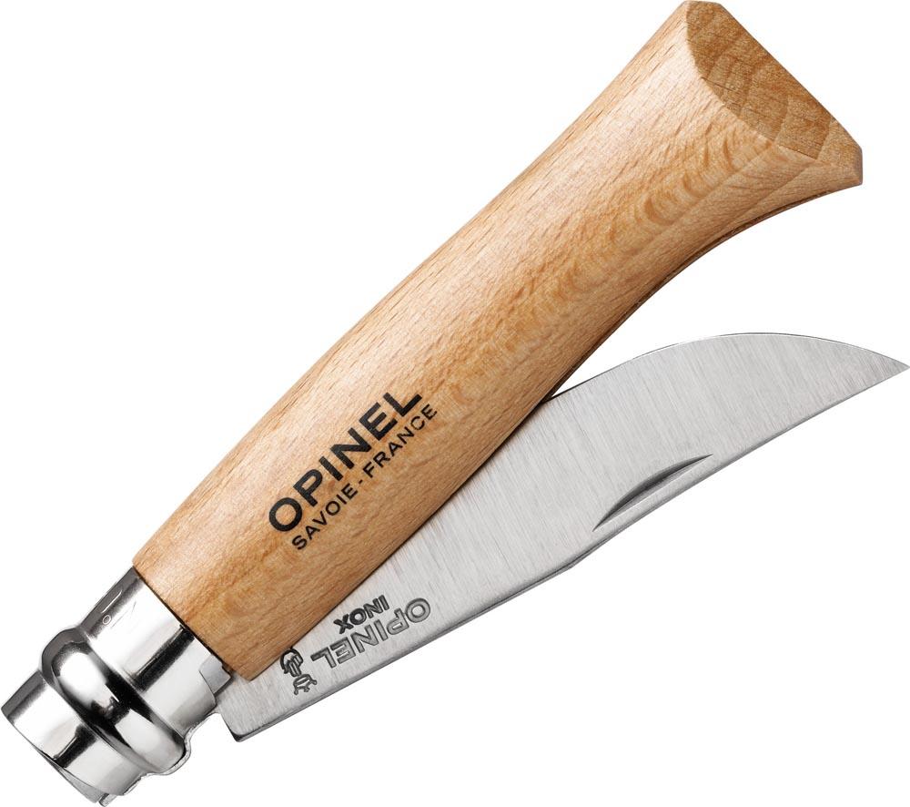 Купить Opinel 000405 Blister N°08 Stainless Steel Бежевый  Natural 8.5 cm 7ft.ru в интернет магазине Семь Футов