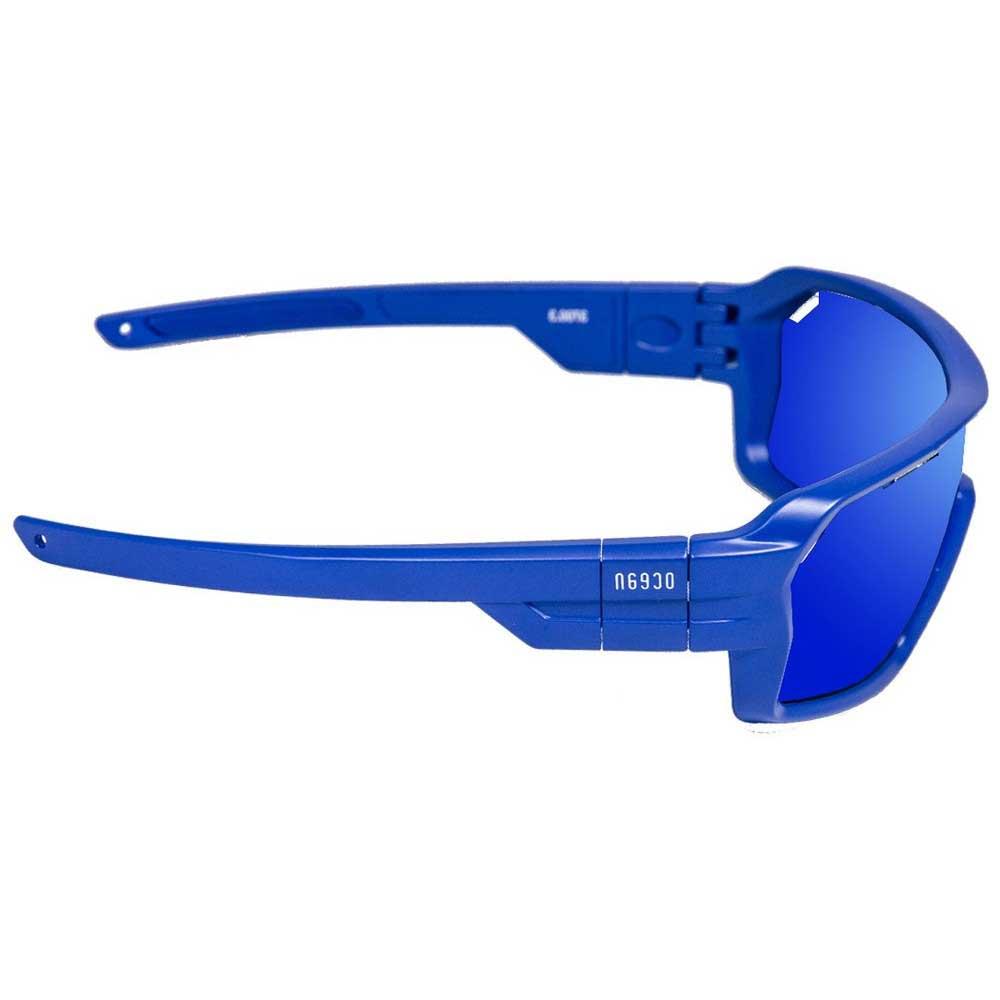 Купить Ocean sunglasses 3700.3X поляризованные солнцезащитные очки Chameleon Matte Blue Blue Strap/CAT3 7ft.ru в интернет магазине Семь Футов