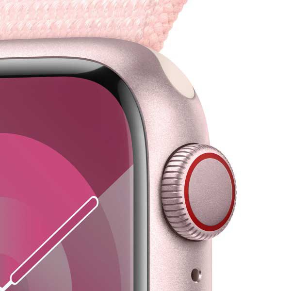 Купить Apple MRJ13QL/A Watch Series 9 GPS+Cellular Sport Loop 41 Mm Розовый Pink / Light Pink 7ft.ru в интернет магазине Семь Футов