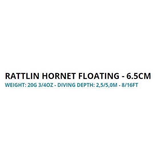 Купить Salmo QRH012 Rattlin Hornet 65 Mm 20g Многоцветный  Ultraviolet Orange 7ft.ru в интернет магазине Семь Футов