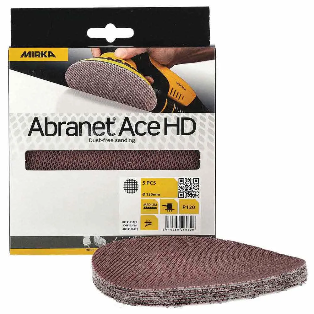 Купить Mirka 465-AH241060 Наждачная бумага Abranet Ace HD P60 152 mm 25 Единицы Золотистый Grey 7ft.ru в интернет магазине Семь Футов