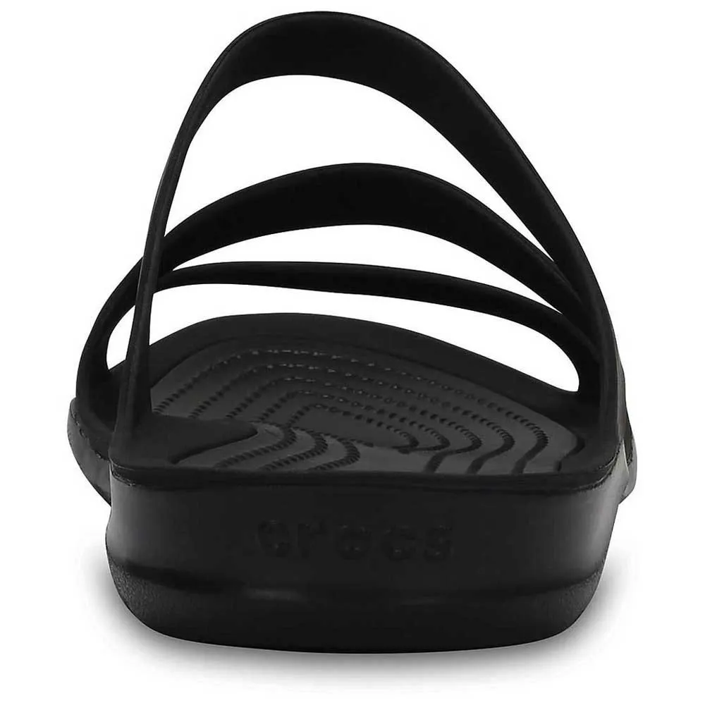 Купить Crocs 203998-060b-w6 Шлёпанцы Swiftwater Black / Black 32x20x10 EU 36 7ft.ru в интернет магазине Семь Футов