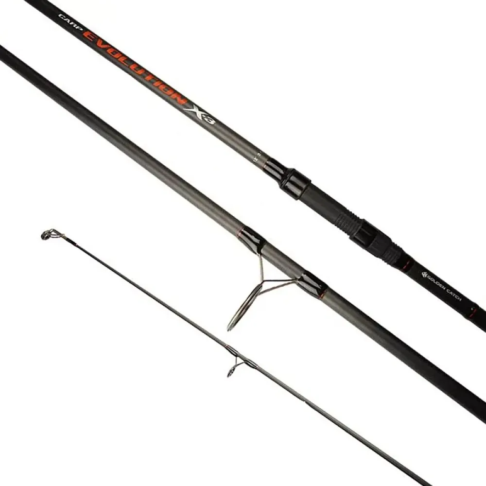 Купить Golden catch 2039192 карповая удочка X-3 Carp Evolution Black 120x10x10 3.3 m 7ft.ru в интернет магазине Семь Футов
