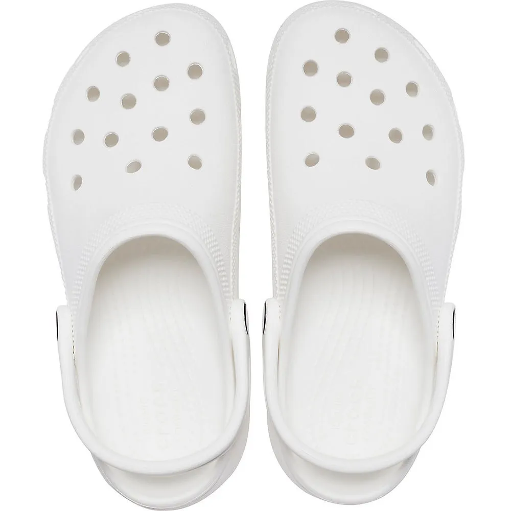 Купить Crocs 206750-100b-w9 Деревянные башмаки Classic Platform White 35x25x15 EU 39.5 7ft.ru в интернет магазине Семь Футов