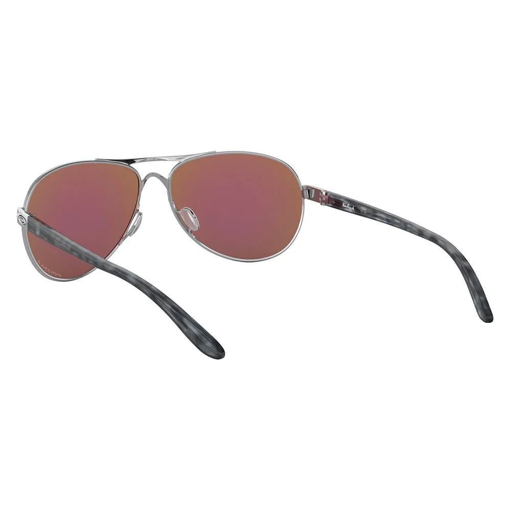 Купить Oakley OO4079-3359-59 поляризованные солнцезащитные очки Feedback Polished Chrome Prizm Sapphr Irid Polar/CAT3 7ft.ru в интернет магазине Семь Футов