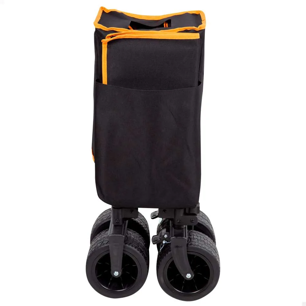 Купить Aktive 62374 складная тележка 360º Черный Black / Orange 7ft.ru в интернет магазине Семь Футов