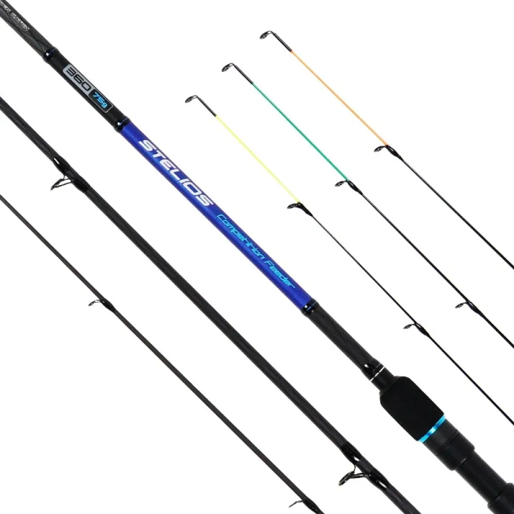 Купить Golden catch 2039276 карповая удочка Stelios Competition Feeder Black / Blue 140x10x10 3.9 m 7ft.ru в интернет магазине Семь Футов