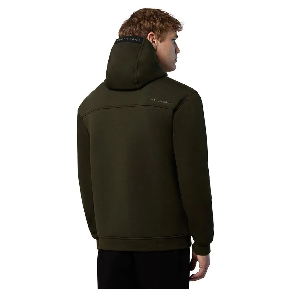 Купить North sails 691274-0440-XS Толстовка на молнии Pocket Коричневый Forest Green XS 7ft.ru в интернет магазине Семь Футов