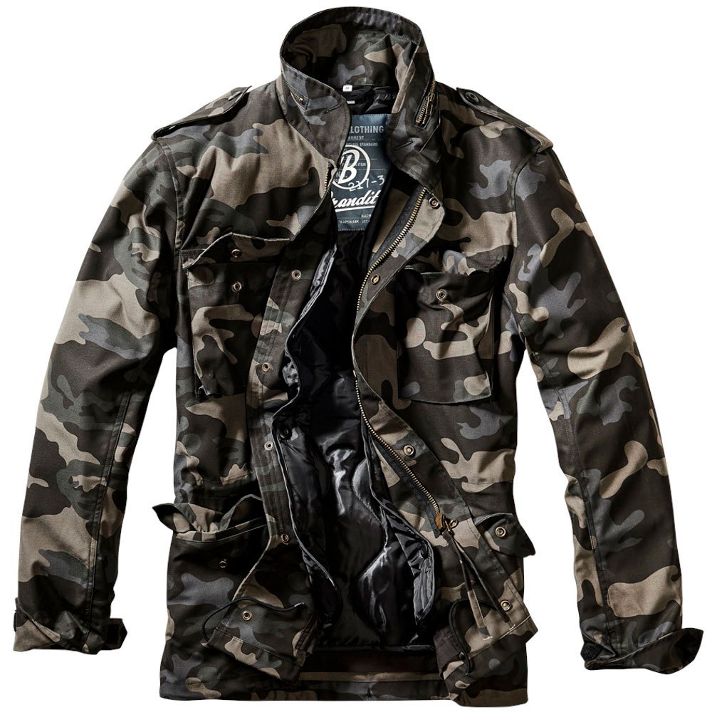 Купить Brandit 3108-4-L Куртка M65 Standard Зеленый  Dark Camo L 7ft.ru в интернет магазине Семь Футов