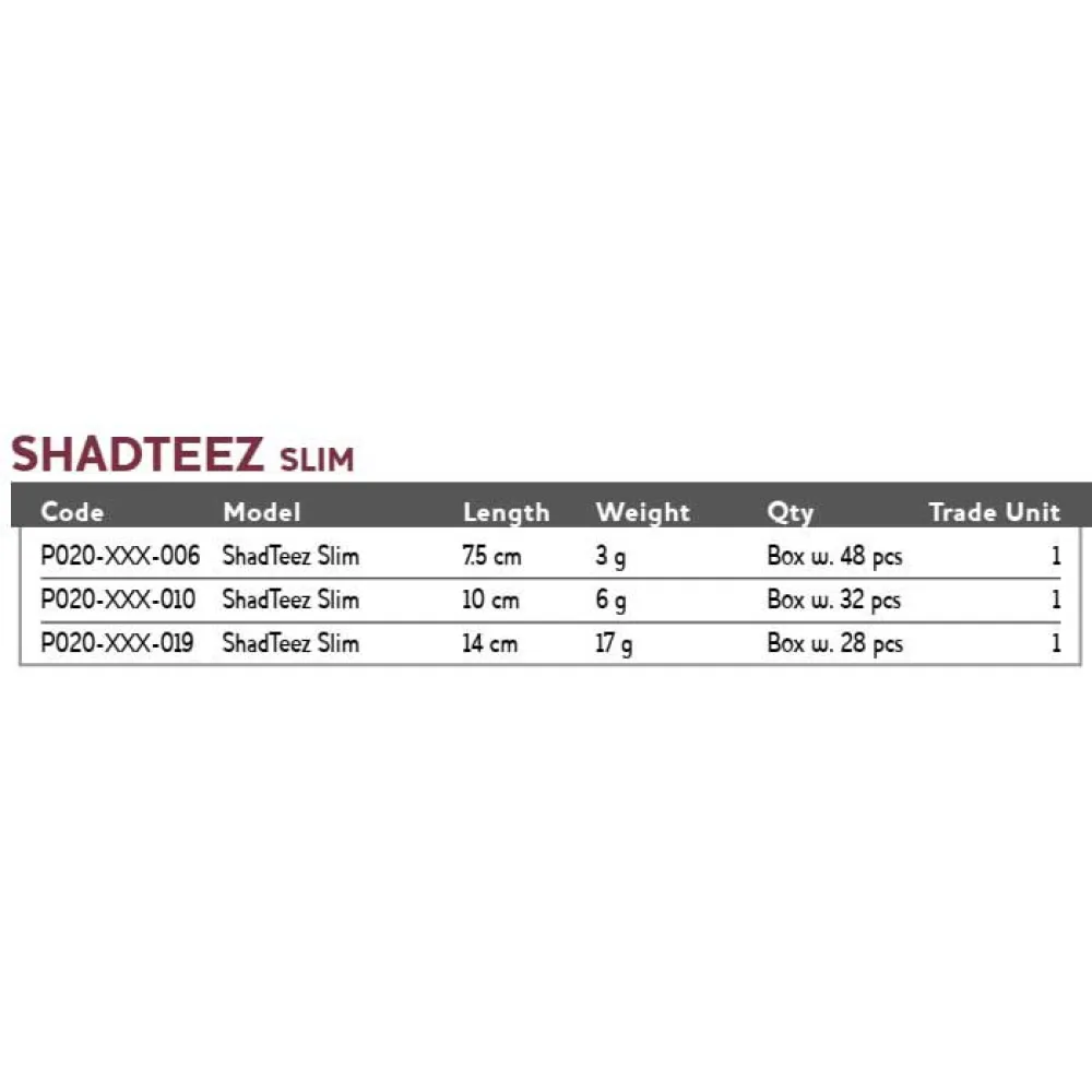 Купить Westin P020-644-006 Shad Teez Slim 75 Mm 3g 48 Единицы Многоцветный Tiger Perch 7ft.ru в интернет магазине Семь Футов