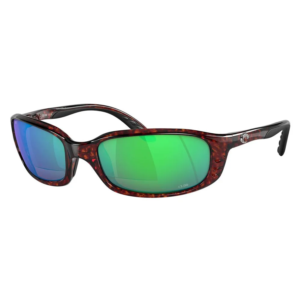 Купить Costa 06S7001-00020459 Brine Readers Поляризованные Очки 10 Tortoise 4 Green Mirror 580P C-Mate +2.00/CAT2 7ft.ru в интернет магазине Семь Футов