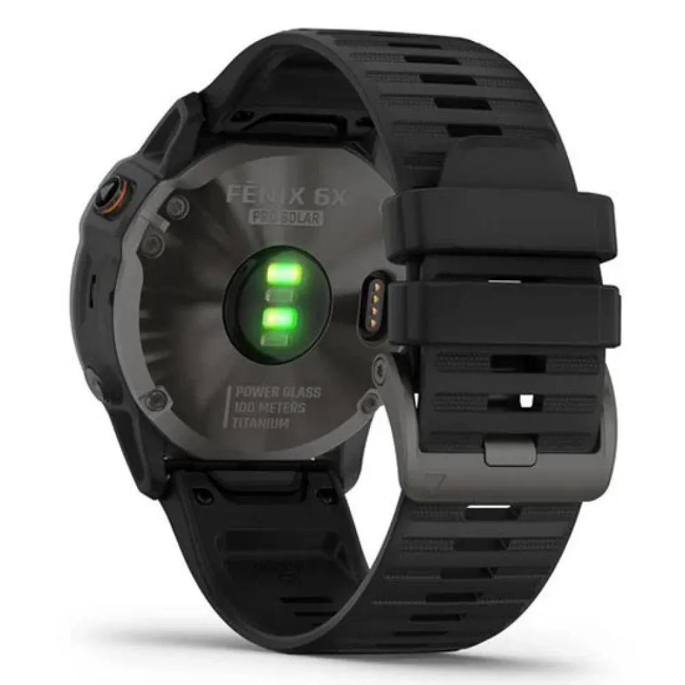 Купить Garmin R-11741851-010-02157-21 Часы Fenix 6X Pro Solar отремонтированы Черный Titanium DLC / Black 7ft.ru в интернет магазине Семь Футов