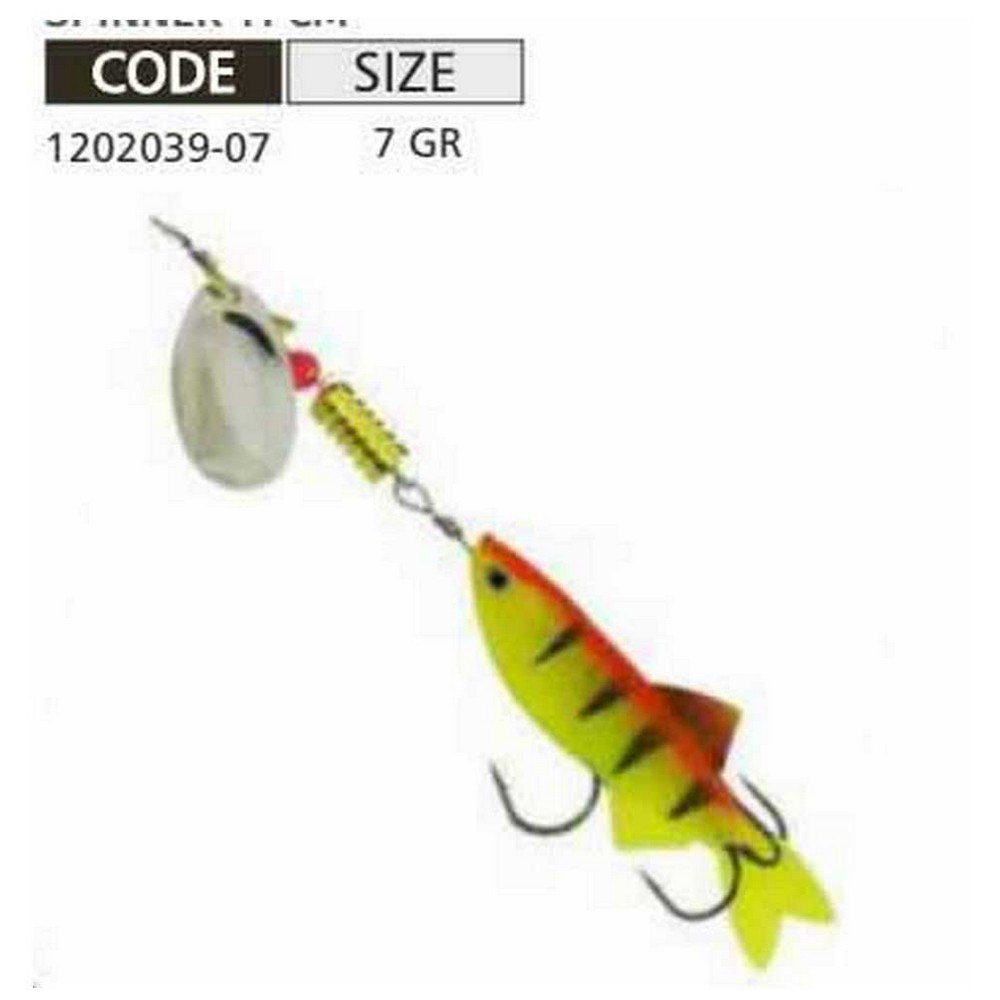 Купить Kolpo 1202039-07 Spinner Trout Ложка 110 mm 7g  Orange 7ft.ru в интернет магазине Семь Футов