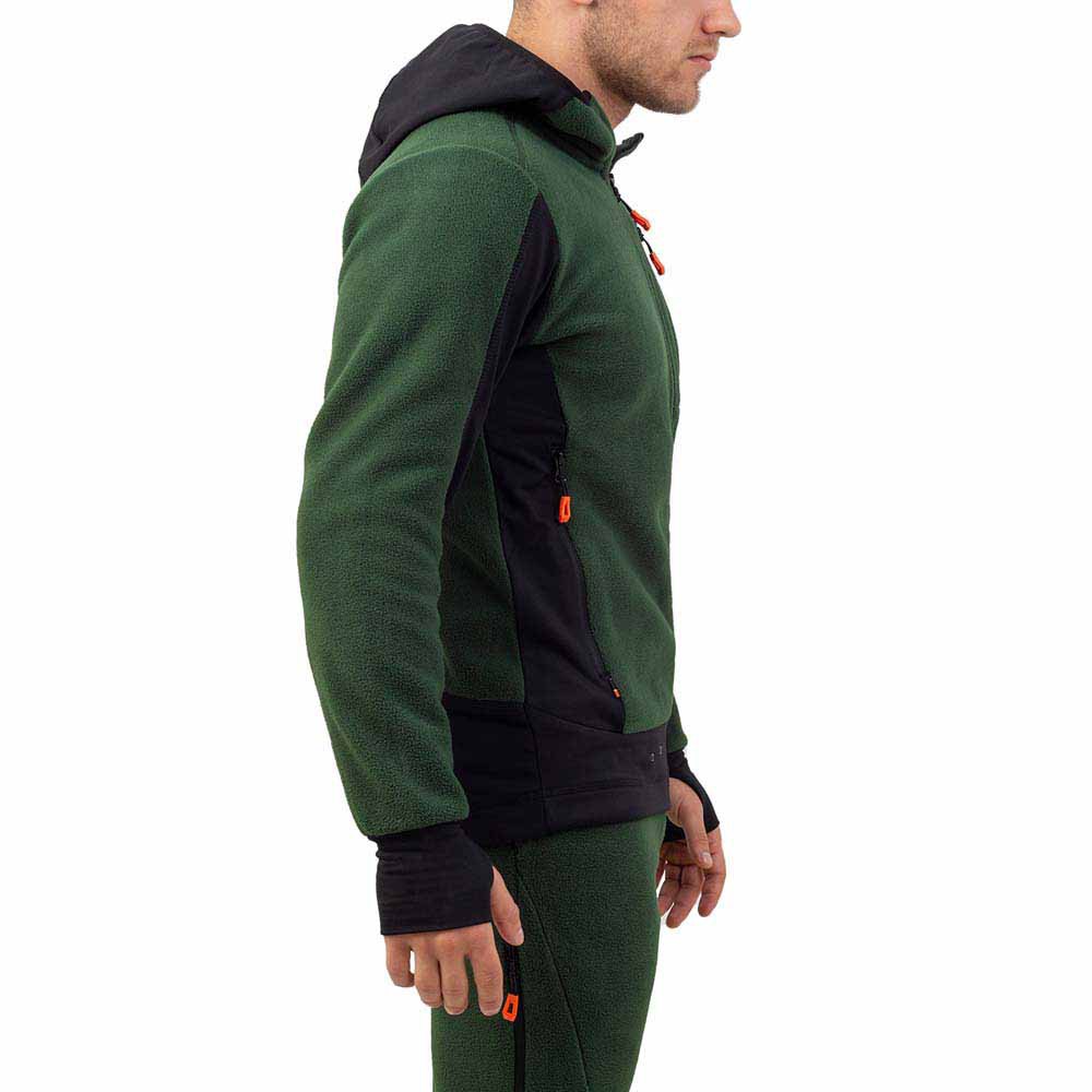 Купить Graff 223-P-BL-13-2XL Толстовка с капюшоном Outdoor 233PBL13 Зеленый Green / Black 2XL 7ft.ru в интернет магазине Семь Футов