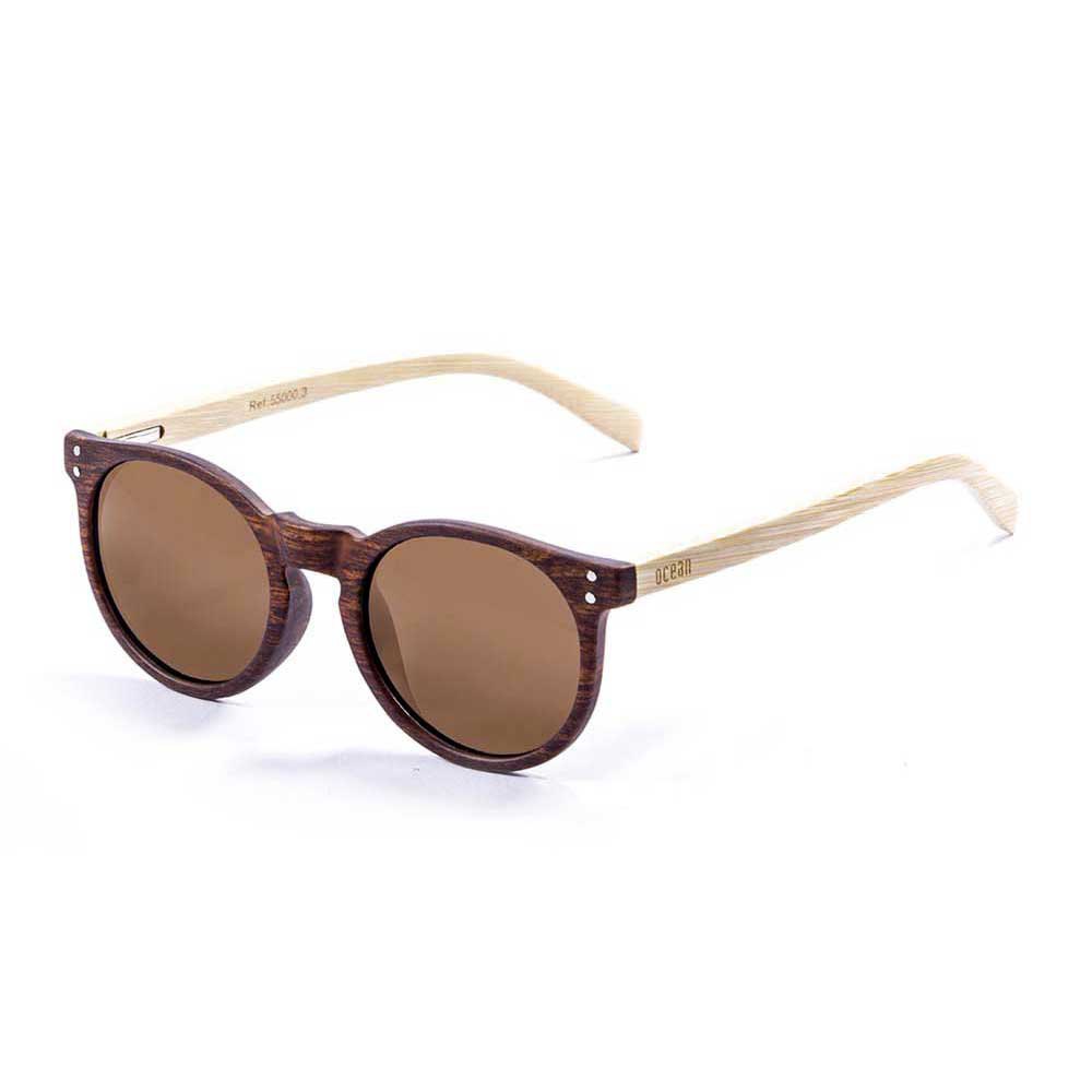 Купить Ocean sunglasses 55000.3 Деревянные поляризованные солнцезащитные очки Lizard Brown / Brown 7ft.ru в интернет магазине Семь Футов