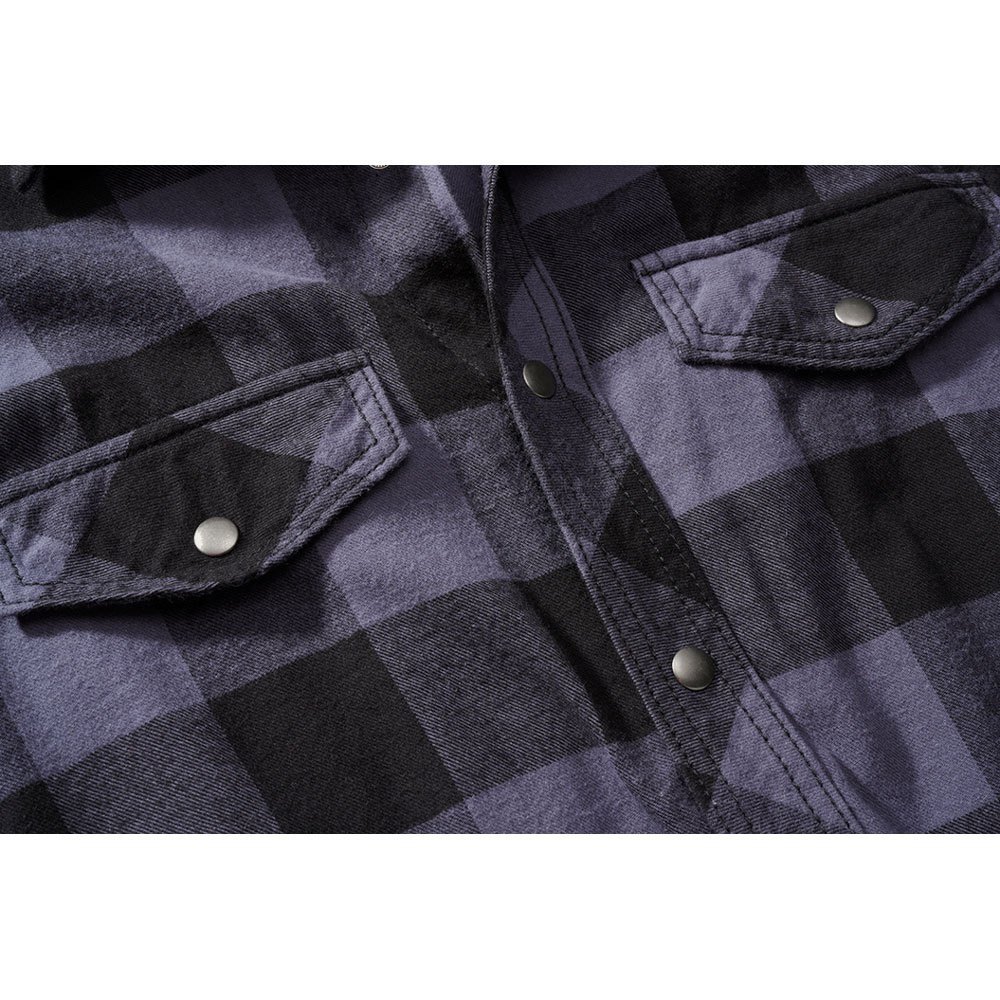 Купить Brandit 4031-28-XXL Рубашка Check Голубой  Black / Grey 2XL 7ft.ru в интернет магазине Семь Футов