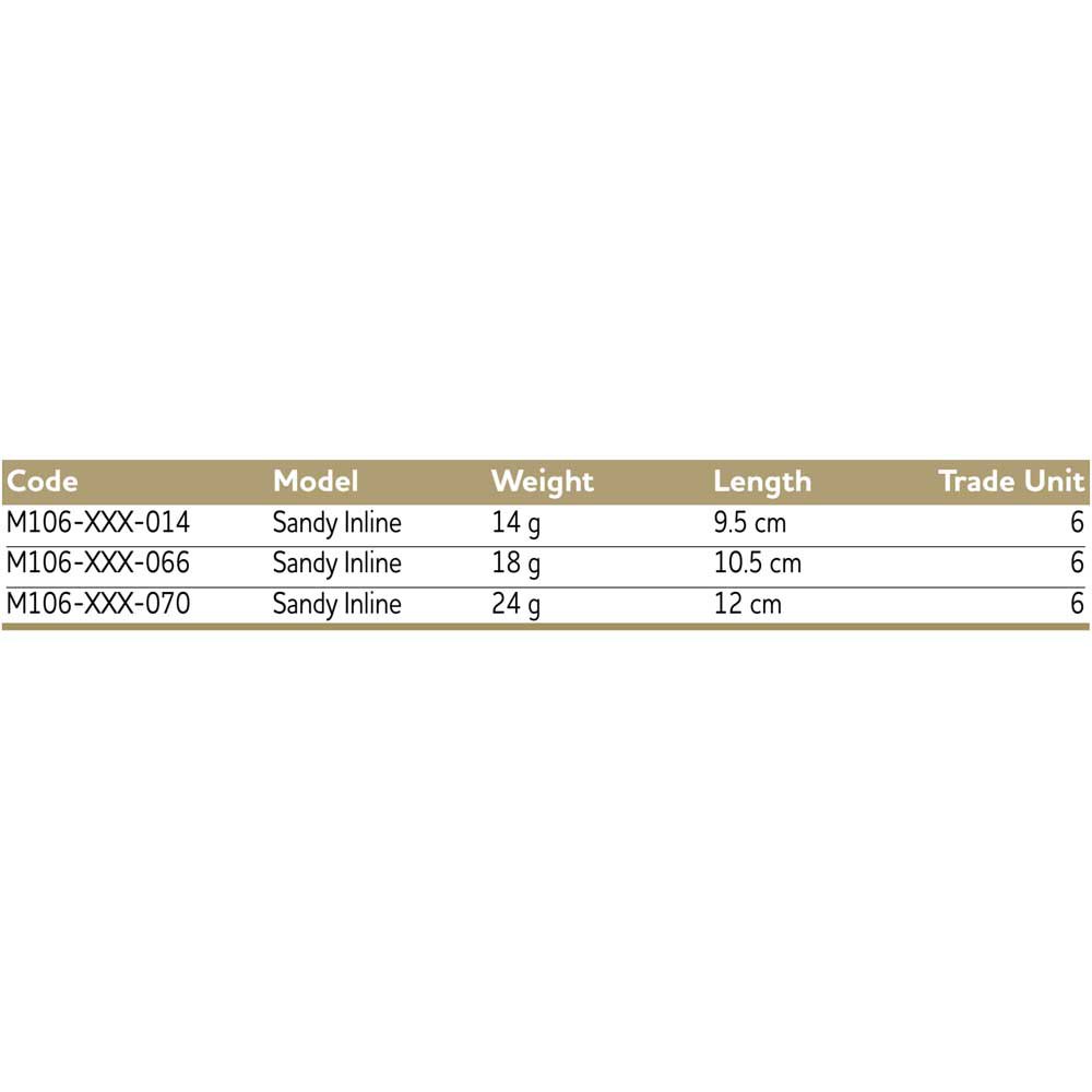 Купить Westin M106-697-070 Sandy Inline Джиг 120 mm 24g Многоцветный Golden Sandeel 7ft.ru в интернет магазине Семь Футов