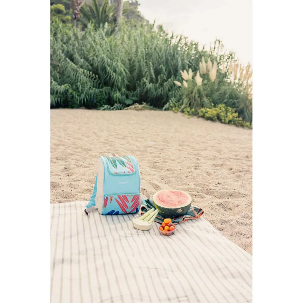 Купить Campingaz 2227041 Мягкий переносной кулер Ethnic-9L Backpack Light Grey / Turquoise 24x7x39 7ft.ru в интернет магазине Семь Футов