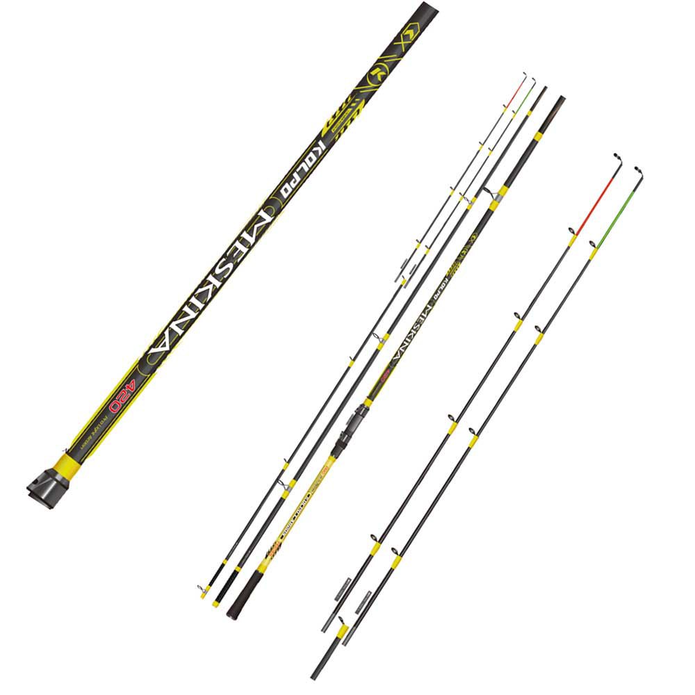 Купить Kolpo 0164007-42 Surfcasting стержень  Yellow / Black 4.20 m 7ft.ru в интернет магазине Семь Футов