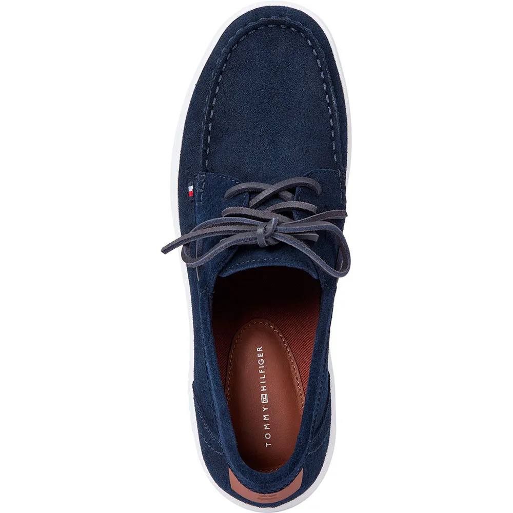 Купить Tommy hilfiger fm0fm05352-dw5-43 Палубные туфли Modern Light Hybrid Suede Desert Sky 35x25x15 EU 43 7ft.ru в интернет магазине Семь Футов