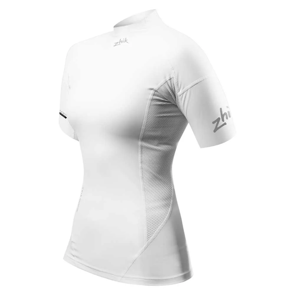 Купить Zhik dtp-0067-w-wht-sss Футболка с коротким рукавом Eco Spandex Blanc 30x20x5 7ft.ru в интернет магазине Семь Футов
