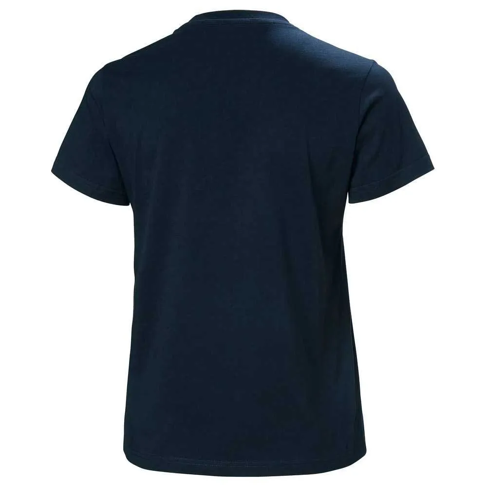 Купить Helly hansen 34465_597-s Футболка с коротким рукавом Logo 2.0 Navy 30x25x2 7ft.ru в интернет магазине Семь Футов