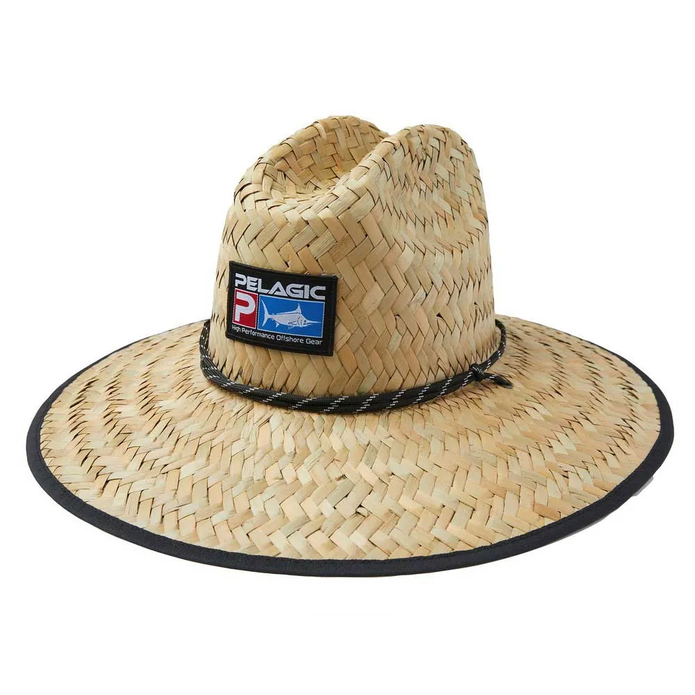 Купить Pelagic 1205251002-kha-0 Шляпа Baja Straw Deluxe Khaki 15x10x5 7ft.ru в интернет магазине Семь Футов