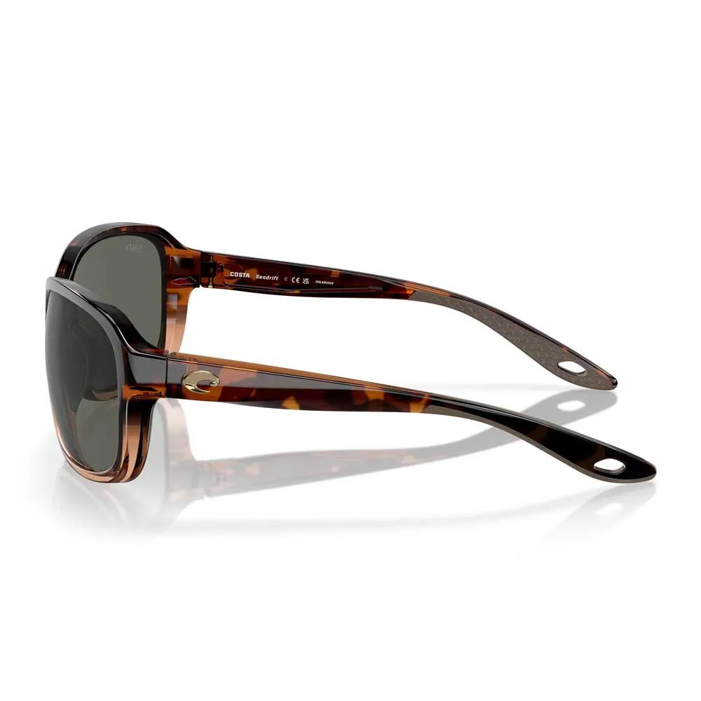 Купить Costa 06s9114-91140458 поляризованные солнцезащитные очки Seadrift Shiny Tortoise Fade 3 25x12x10 Gray 580G/CAT3 7ft.ru в интернет магазине Семь Футов