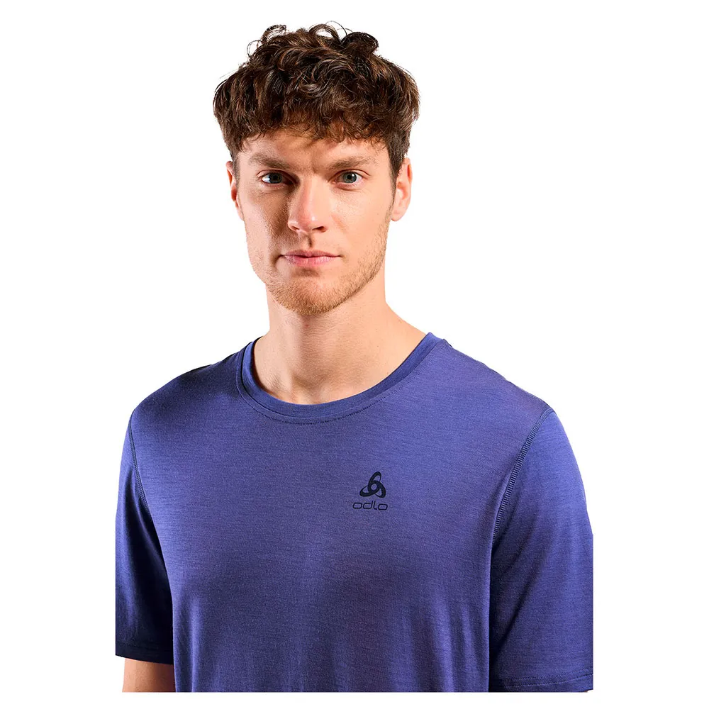 Купить Odlo 112062-21119-L Базовый слой с коротким рукавом Merino 160 Skipper Blue L 7ft.ru в интернет магазине Семь Футов