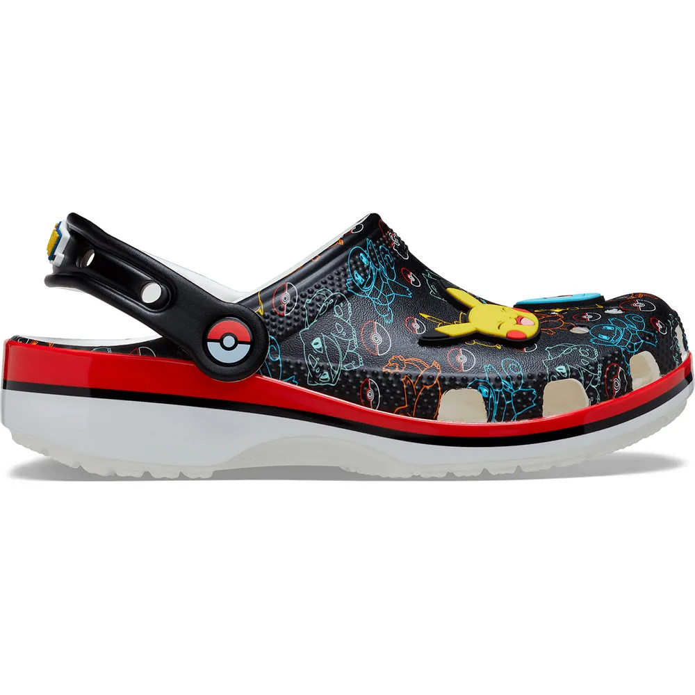 Купить Crocs 211344-90h-j3 Деревянные башмаки Pokemon Print Classic Multi 35x25x15 EU 34 7ft.ru в интернет магазине Семь Футов