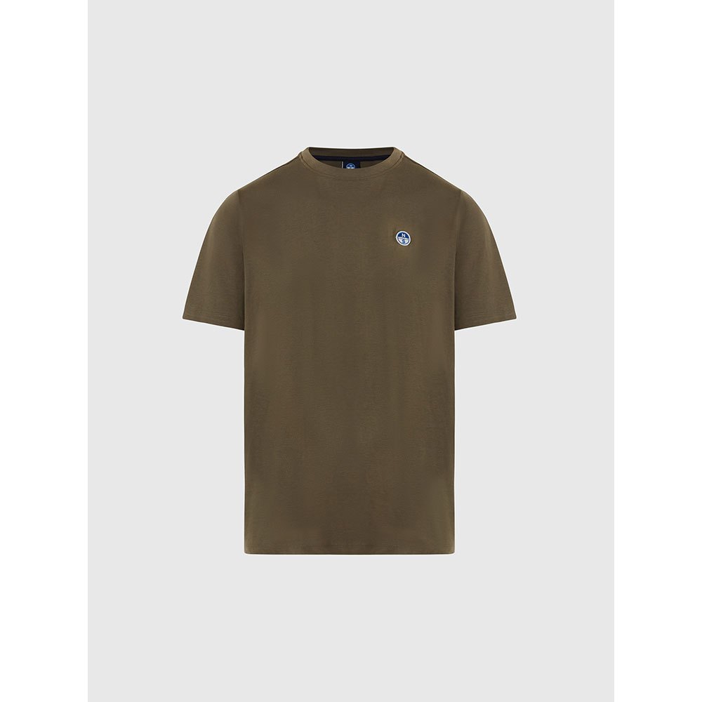 Купить North sails 692970-0441-XS Футболка с коротким рукавом Basic Bollo Зеленый Dusty Olive XS 7ft.ru в интернет магазине Семь Футов