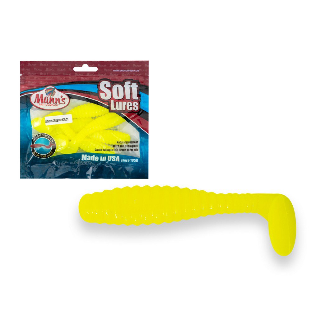 Купить Manns bait 88020428 Manns Swimmin Grub Мягкая приманка 110 mm MFCH 7ft.ru в интернет магазине Семь Футов
