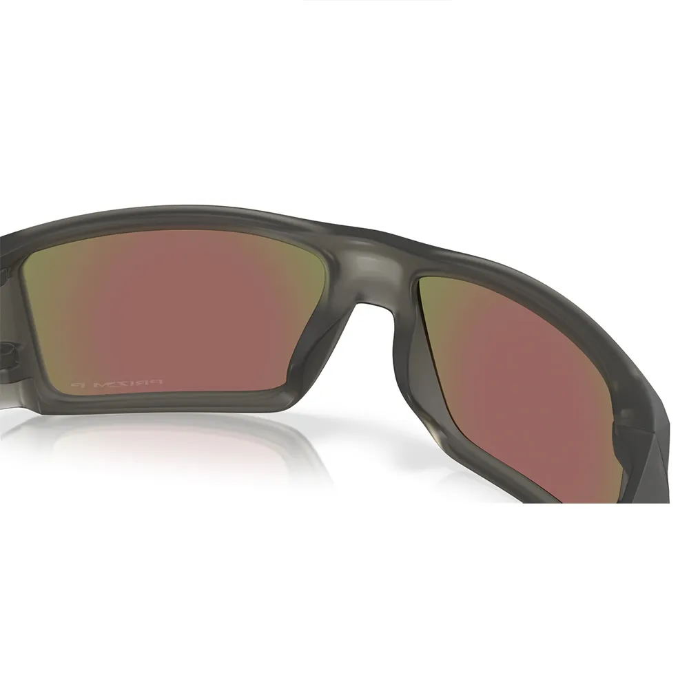Купить Oakley OO9231-2461-61 поляризованные солнцезащитные очки Heliostat Бесцветный Matte Grey Smoke Prizm Sapphire Polar/CAT3 7ft.ru в интернет магазине Семь Футов